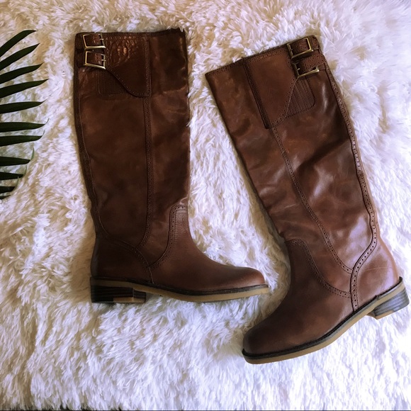 Lucky Brand Shoes - Lucky Brand | Leather Camel Riding Boots Andria